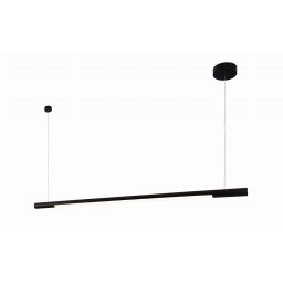 MaxLight Organic Horizon lampa wisząca 1x26 W czarna P0358