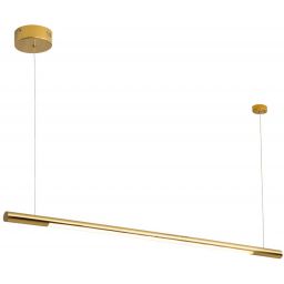 MaxLight Organic Horizon lampa wisząca 1x26 W złota P0360D