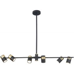 MaxLight Puma lampa podsufitowa 6x5W złota/czarna P0409