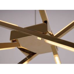 MaxLight Spider lampa wisząca 1x33W LED złota P0457