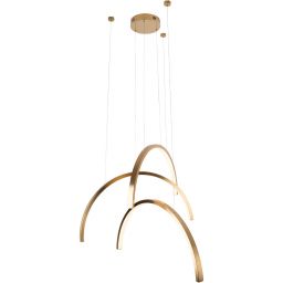 MaxLight Trio Arc lampa wisząca 1x63 W złota P0509