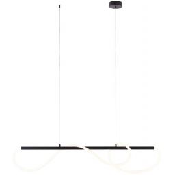 MaxLight Laguna lampa wisząca 1x30W czarny P0512