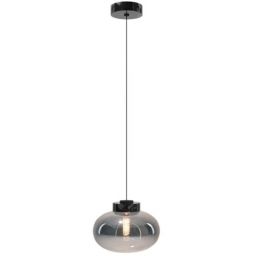 MaxLight Palloncini lampa wisząca 1x7 W czarna-przydymiona P0515