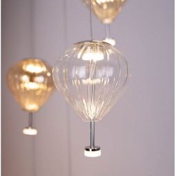 MaxLight Enigma lampa wisząca 11x6 W biała P0526D