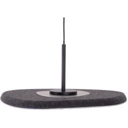 MaxLight Deux lampa wisząca 1x5 W czarna-szary/popielaty P0560