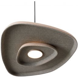 MaxLight Deux lampa wisząca 1x5 W szary/popielaty-kremowa P0561