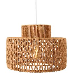 MaxLight Raffle lampa wisząca 1x15 W beżowa P0587