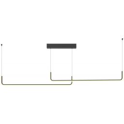 MaxLight Urus lampa wisząca 1x30 W czarna P0645