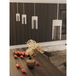 MaxLight Fusion lampa wisząca 1x7 W biała P0646