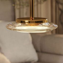 MaxLight Lunaris lampa wisząca 1x6 W złota P0649