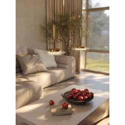 MaxLight Lunaris lampa wisząca 1x6 W złota P0649