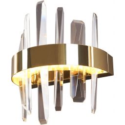 MaxLight Prince kinkiet 1x12W złoty W0287