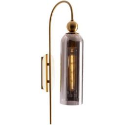 MaxLight Campanila kinkiet 1x40 W mosiądz-przydymiony W0333