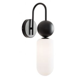 MaxLight Nova kinkiet 1x7 W biały-czarny W0381