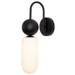 MaxLight Nova kinkiet 1x7 W biały-czarny W0381