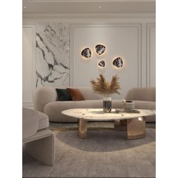 MaxLight Marbles kinkiet 1x6 W czarny W0391