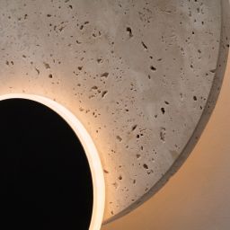 MaxLight Travertino kinkiet 1x14 W czarny W0395