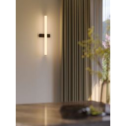 MaxLight Thora kinkiet 1x18 W czarny W0420D