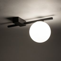 Nowodvorski Lighting Pik lampa podsufitowa 1x12 W biała-czarna 10299