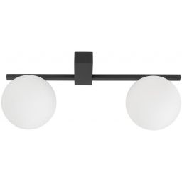 Nowodvorski Lighting Pik lampa podsufitowa 2x12 W biała-czarna 10300
