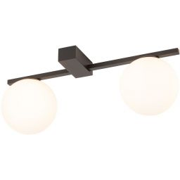 Nowodvorski Lighting Pik lampa podsufitowa 2x12 W biała-czarna 10300
