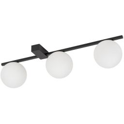 Nowodvorski Lighting Pik lampa podsufitowa 3x12 W biała-czarna 10301
