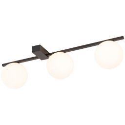 Nowodvorski Lighting Pik lampa podsufitowa 3x12 W biała-czarna 10301