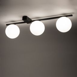 Nowodvorski Lighting Pik lampa podsufitowa 3x12 W biała-czarna 10301