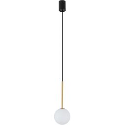 Nowodvorski Lighting Karo lampa wisząca 1x12 W biała-czarna-złota 10305