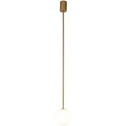 Nowodvorski Lighting Kier lampa wisząca 1x12 W biała-złoty satynowy 10306