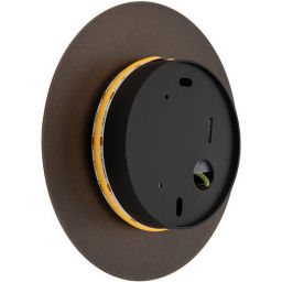 Nowodvorski Lighting Ring kinkiet 1x7 W czarny-brązowy 10315