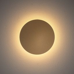 Nowodvorski Lighting Ring kinkiet 1x7 W czarny-złoty 10317