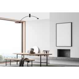 Nowodvorski Lighting Heft lampa podsufitowa 2x8 W czarna 10356