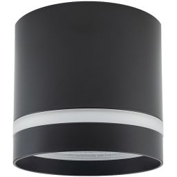 Nowodvorski Lighting Cres lampa podsufitowa 1x12W czarna 10480