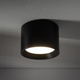 Nowodvorski Lighting Maun lampa podsufitowa 1x12 W czarna 10482