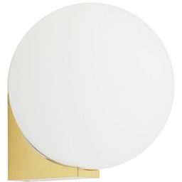 Nowodvorski Lighting Aloe kinkiet 1x10 W biały-mosiądz 10525