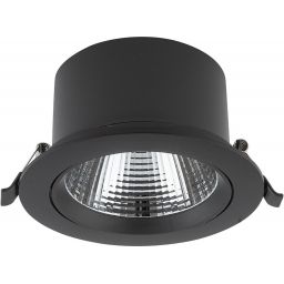 Nowodvorski Lighting Egina lampa do zabudowy 1x15 W czarna 10557
