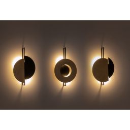Nowodvorski Lighting Sunset Natural A kinkiet 2x12 W czarny-drewno 10576
