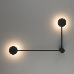 Nowodvorski Lighting Orbit Black II kinkiet 2x12W LED czarny 10638