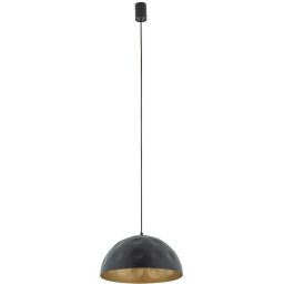 Nowodvorski Lighting Hemisphere lampa wisząca 1x25 W czarna-złoty satynowy 10702