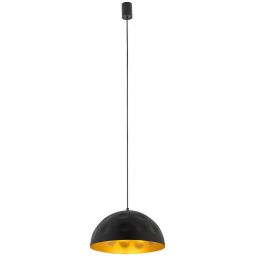 Nowodvorski Lighting Hemisphere lampa wisząca 1x25 W czarna-złoty satynowy 10702
