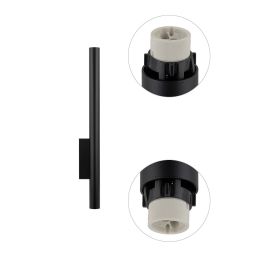 Nowodvorski Lighting Fourty kinkiet 2x10 W czarny 10759