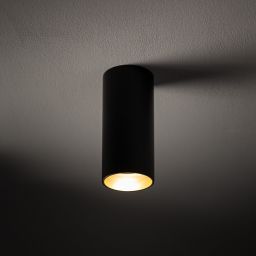 Nowodvorski Lighting Mono lampa podsufitowa 1x10 W czarna-złota 10779