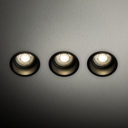 Nowodvorski Lighting Cup lampa do zabudowy 3x10 W czarna 10794