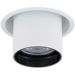 Nowodvorski Lighting Mono Slide lampa do zabudowy 1x10 W biała-czarna 10796