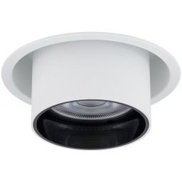 Nowodvorski Lighting Mono Slide lampa do zabudowy 1x10 W biała-czarna 10796