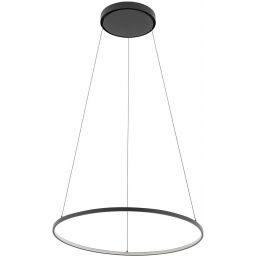 Nowodvorski Lighting Circolo Led lampa wisząca 1x21W czarny mat 10812