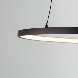 Nowodvorski Lighting Circolo Led lampa wisząca 1x21W czarny mat 10812