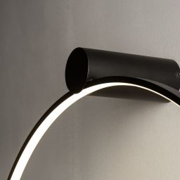 Nowodvorski Lighting Circolo Led kinkiet 1x21W czarny mat 10815