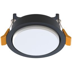 Nowodvorski Lighting Uno lampa do zabudowy 1x15 W czarna 10841